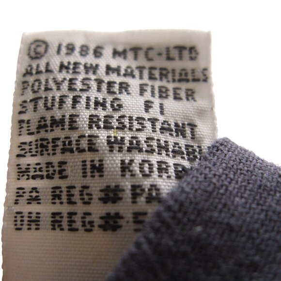 Vintage 1986 Manhattan Toy Plush Brown Bunny Rabbit w Overalls & Red Visor - Picture 7 of 7